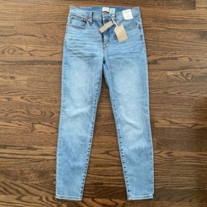 Jcrew 9” High-Rise Toothpick Jeans